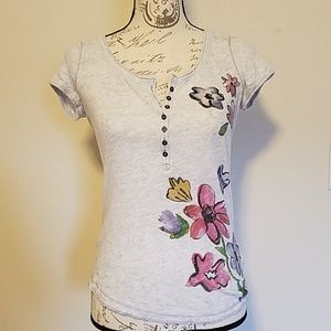 👚 AEROPOSTALE 👚 FLOWER SHIRT